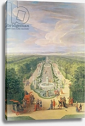 Постер Мартин Жан-Батист Perspective View of the Grove from the Galerie des Antiques at Versailles, 1688