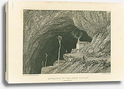 Постер Entrance to the Peak Cavern, Derbyshire 1