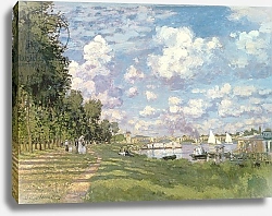 Постер Моне Клод (Claude Monet) The Marina at Argenteuil, 1872