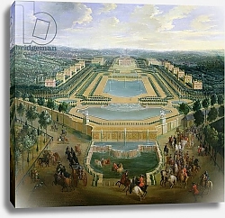 Постер Мартин Пьер General view of the Chateau and the Pavilions at Marly, 1722