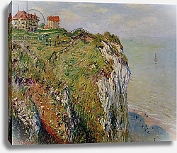 Постер Моне Клод (Claude Monet) Cliff at Dieppe, 1882