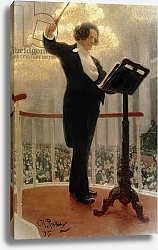 Постер Репин Илья Portrait of the Russian Composer Anton Grigoryevich Rubinstein 1915