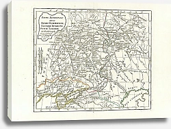 Постер Карта: юг Восточной России, Украина, Беларусь, 1806 г. 1