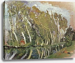 Постер Сутин Хаим Landscape with Reclining Figure