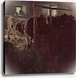Постер Климт Густав (Gustav Klimt) Коровы в хлеву