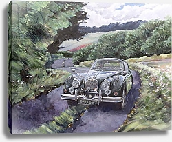 Постер Меткалф Клайв (совр) Jaguar XK150 Cruising