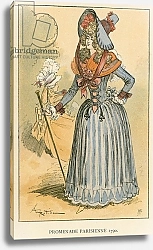 Постер Робида Альберт Promende Parisienne 1790