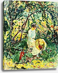 Постер Морер Альфред Woman in a Garden, c.1907