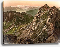 Постер Швейцария. Гора Пилатус и Томлисхорн