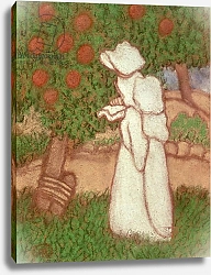 Постер Риппл-Ронай Йозеф Woman in a White Dress, 1896