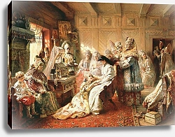 Постер Маковский Константин Before the Wedding, 1890