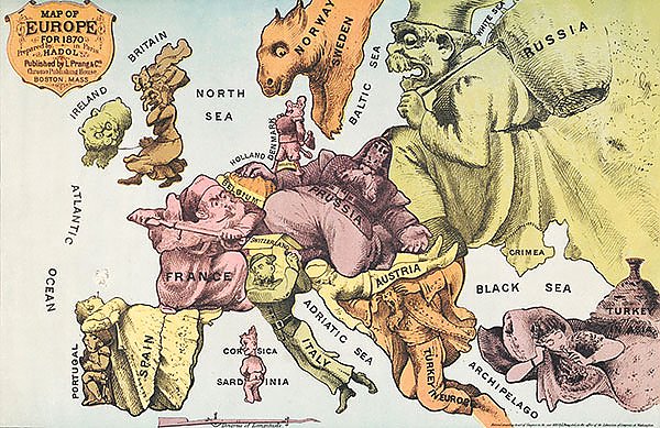 Карта войны в Европе: взгляд француза Пола Хадола