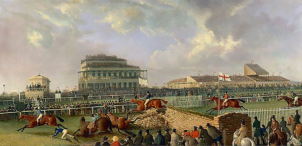 The Liverpool and National Steeplechase at Aintree, 1843
