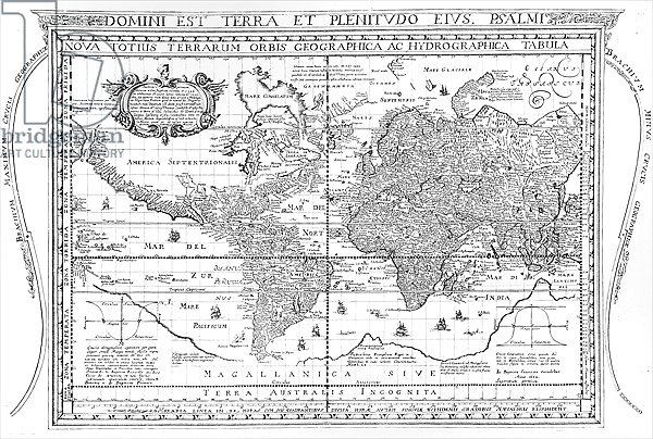 Nova Totius Terrarum Orbis Geographica Ac Hydrographica Tabula, 1642