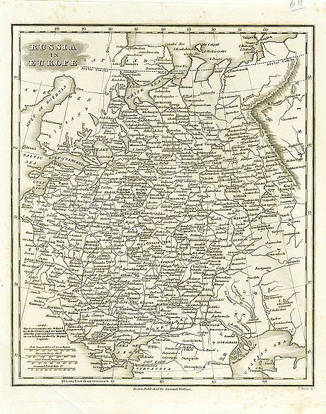 Карта: Россия в Европе, 1799г. 1