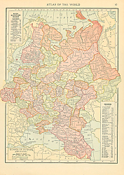 Постер Карта Мира, Cram's Atlas
