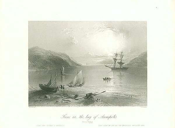 Scene in the bay of Annapolis 1