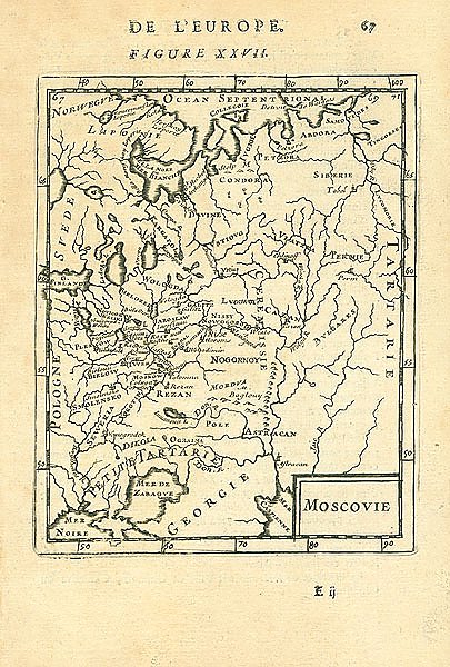 Карта Великого княжества Московского №1