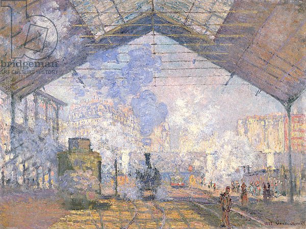 The Gare St. Lazare, 1877