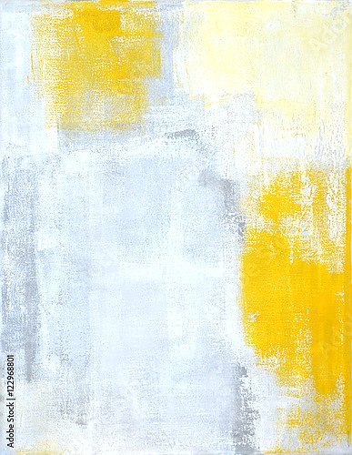 Бело-желтая абстракция 1