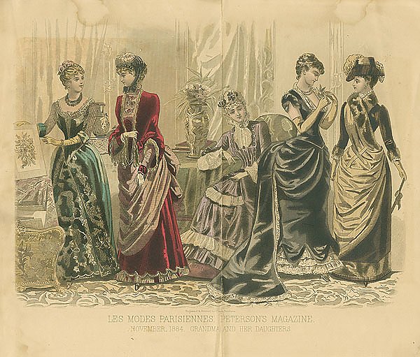 November, 1884. Grandma and Her Daughters 1