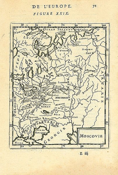 Карта Великого княжества Московского №2