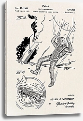 Постер Патент на пуленепробиваемую боевую форму 3, 1968г