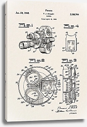 Постер Патент на кинокамеру, 1938г
