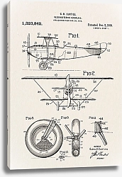 Постер Патент на аэроплан-разведчик, 1919 г