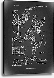 Постер Патент на подвесной мольберт, 1903г