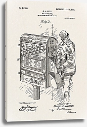 Постер Патент на почтовый ящик, 1906г