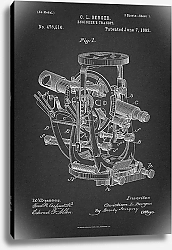 Постер Патент на геодезический прибор, 1892г