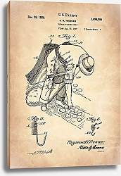 Постер Патент на ремень для сбора картофеля, 1928г