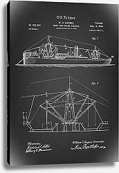Постер Патент на мачту для паровых судов, 1900г