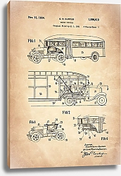 Постер Патент на автобус, 1934г
