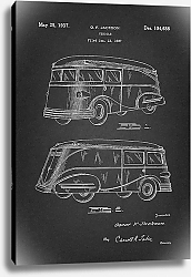 Постер Патент на автомобиль для доставки, 1937г