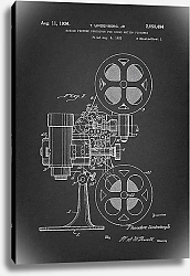 Постер Патент на кинопроектор для звуковых фильмов, 1933г