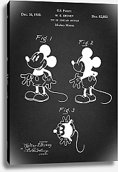 Постер Патент на героя Mickey Mouse, Disney, 1930г