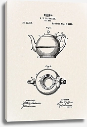 Постер Патент на заварочный чайник, 1889г
