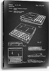 Постер Патент на компьютер Sinclair ZX81, 1984г