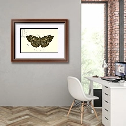 «Butterflies 107» в интерьере современного кабинета на стене