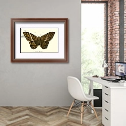 «Butterflies 109» в интерьере современного кабинета на стене