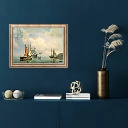 «Marine» в интерьере в классическом стиле в синих тонах
