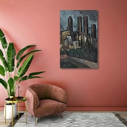 «San Gimignano» в интерьере современной гостиной в розовых тонах