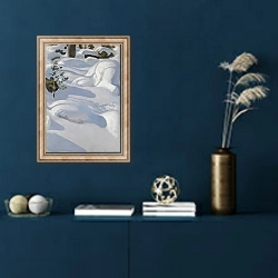 «Sunshine on Snow» в интерьере в классическом стиле в синих тонах
