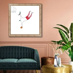 «Equilibrium» в интерьере классической гостиной над диваном