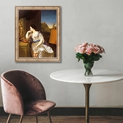 «`Pictura'» в интерьере в классическом стиле над креслом