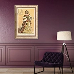 «A La Cour du Roi-Soleil» в интерьере в классическом стиле в фиолетовых тонах