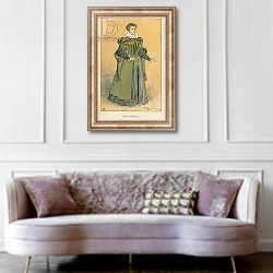 «Sous Henri II» в интерьере гостиной в классическом стиле над диваном