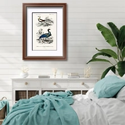 «Якановые» в интерьере спальни в стиле прованс с голубыми деталями